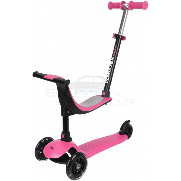 Skorpion Wheels Παιδικό Πατινι M1 iSporter Mini Με Καθισμα Ροζ