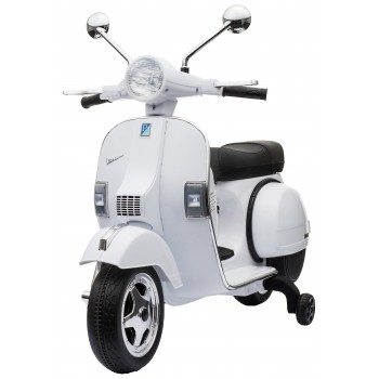 Ηλεκτρική Μηχανή Αυθεντική Piaggio Vespa 12V Λευκή - 99-550