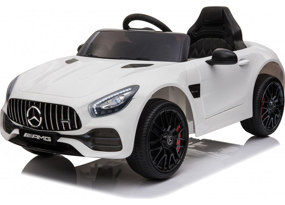 Ηλεκτρικό Αυτοκίνητο Αυθεντικό Mercedes Gtr Amg 12V Λευκό – 99-588