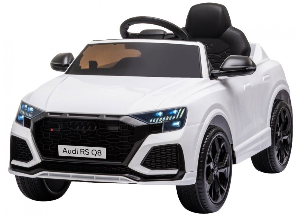 Ηλεκτρικό Αυτοκίνητο Αυθεντικό Audi RS Q8 12V Λευκό – 99-678