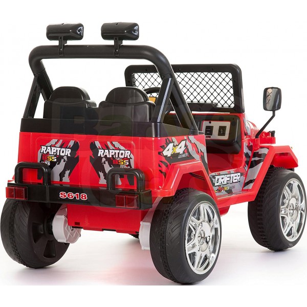 Ηλεκτρικό Αυτοκίνητο Τύπου Jeep Wrangler 12V Κόκκινο - 99-761 Ηλεκτρικό Αυτοκίνητο Τύπου Jeep Wrangler 12V Κόκκινο - 99-761