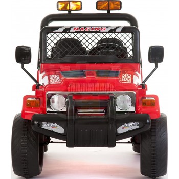 Ηλεκτρικό Αυτοκίνητο Τύπου Jeep Wrangler 12V Κόκκινο - 99-761