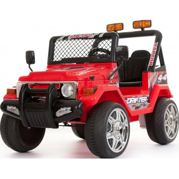 Ηλεκτρικό Αυτοκίνητο Τύπου Jeep Wrangler 12V Κόκκινο - 99-761