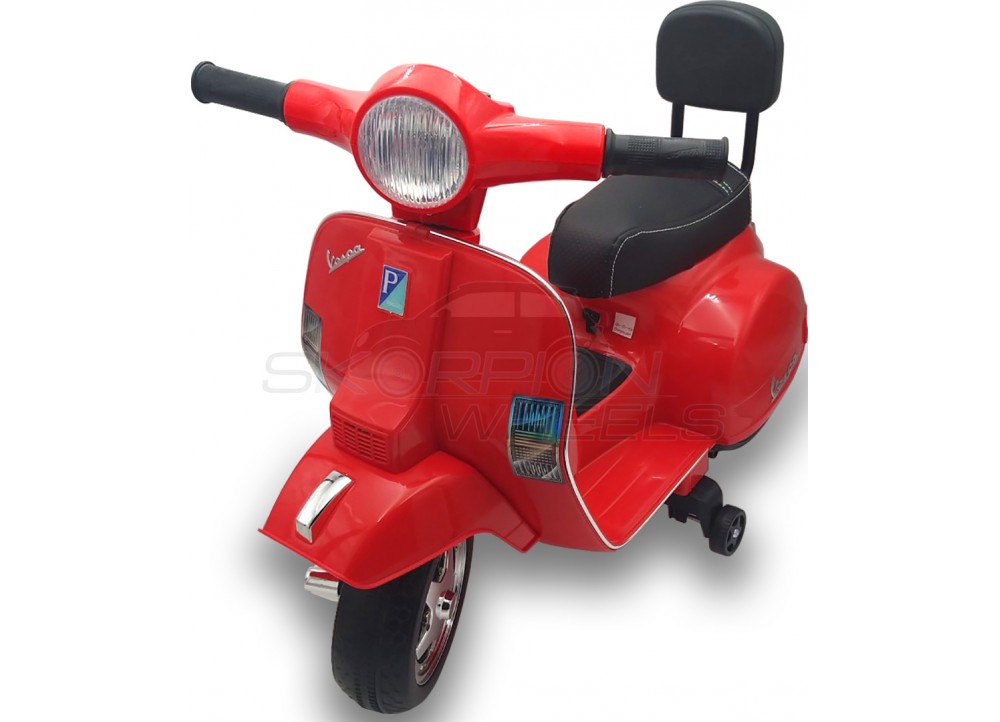 Παιδική Μηχανή Piaggio Vespa 6V Skorpion Κόκκινη – 5245008