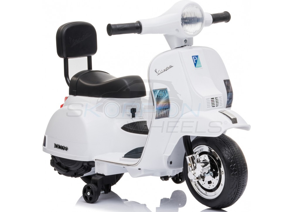 Παιδική Μηχανή Piaggio Vespa 6V Skorpion Λευκή – 5245008