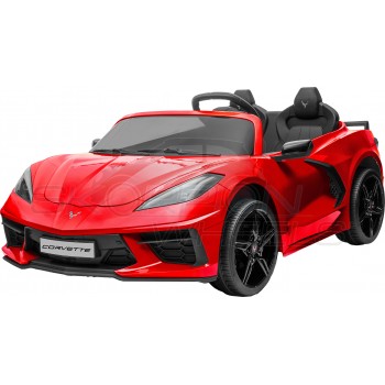 Παιδικό Αμάξι Chevrolet Corvette C8 12V Skorpion Wheels Κόκκινο - 5246016