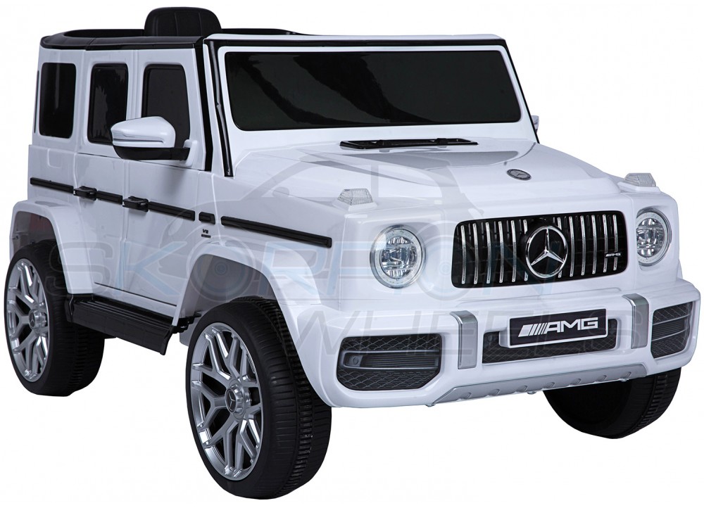 Παιδικό Αμάξι Mercedes G63 Amg 12V Skorpion Λευκό – 5247036