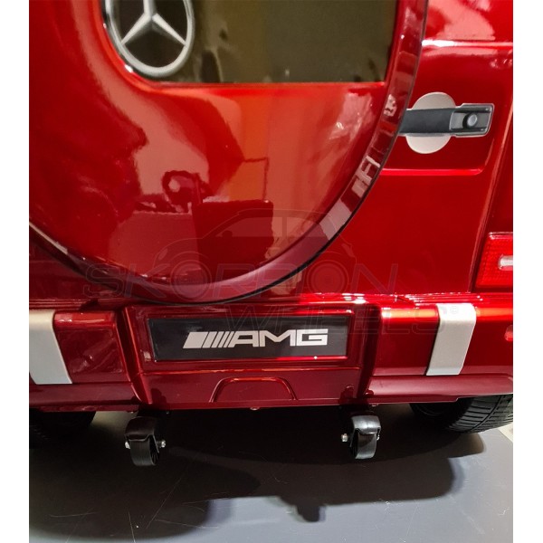 Παιδικό Αμάξι Mercedes Benz G63 Amg 24V Skorpion Μπορντό - 52470371