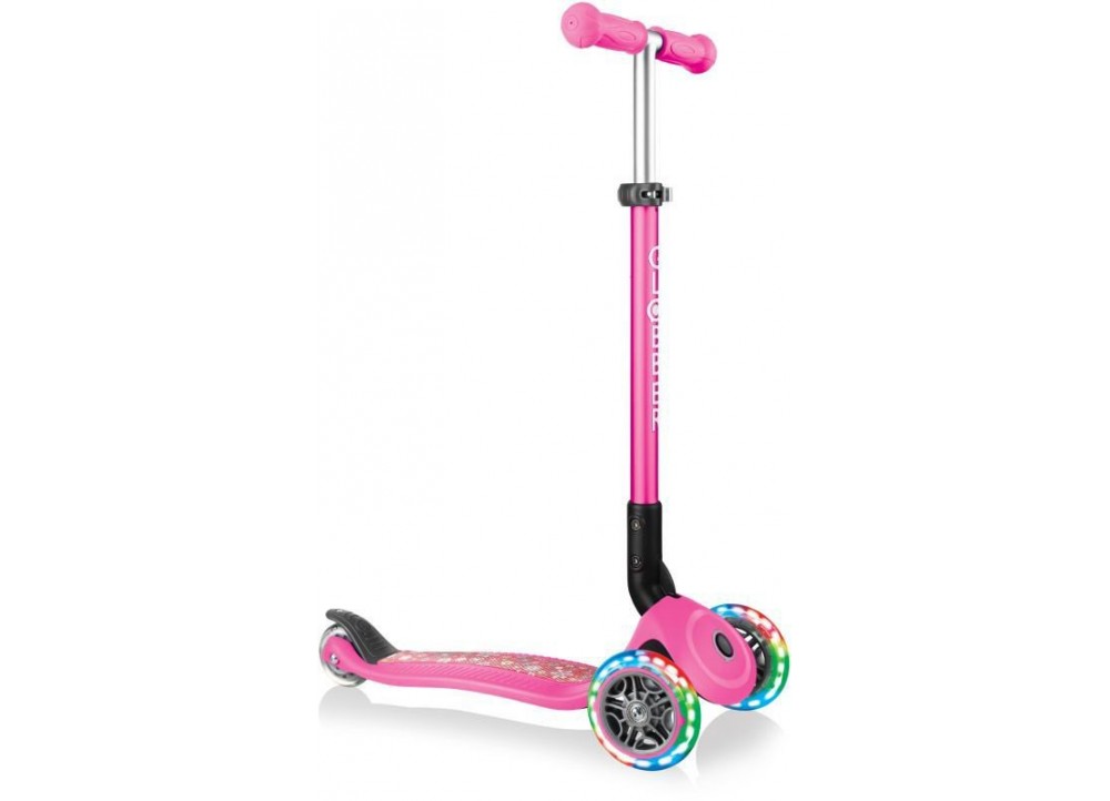 Globber Παιδικό Scooter Primo Foldable Fantasy Lights Ροζ – 434-110