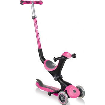 Globber Παιδικό Scooter Foldable Go-Up Deluxe Ροζ - 644-110