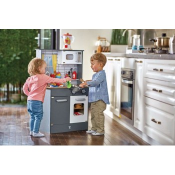 Παιδική Ξύλινη Κουζίνα Hape Με Φως & Ήχους - E3166A