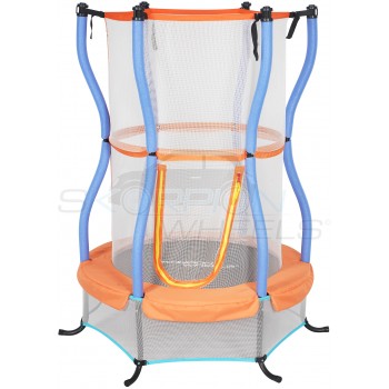 Skorpion Wheels Τραμπολίνο Κλεψύδρα Με Δίχτυ 106cm Πορτοκαλι - 528008B