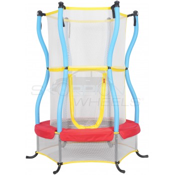 Skorpion Wheels Τραμπολίνο Κλεψύδρα Με Δίχτυ 106cm Κόκκινο - 528008R