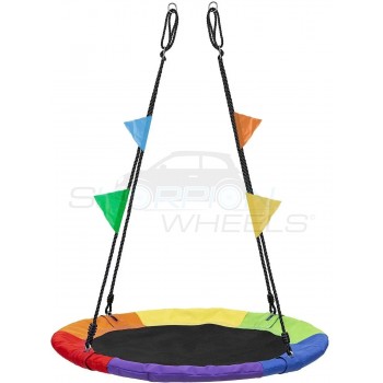 Στρόγγυλη Κούνια Κρεμαστή Πολύχρωμη | Skorpion Wheels - 52801