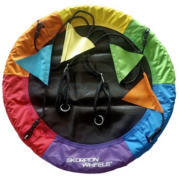 Στρόγγυλη Κούνια Κρεμαστή Πολύχρωμη | Skorpion Wheels - 52801