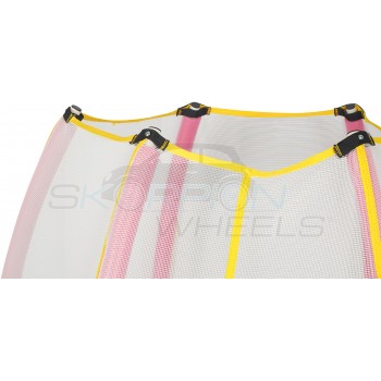 Skorpion Wheels Τραμπολίνο Οβάλ Με Δίχτυ 106cm Ροζ - 5281008R