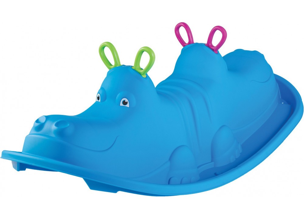 Παιδική Τραμπάλα Hippo Rocker Ιπποποταμούλης Μπλε – 60506