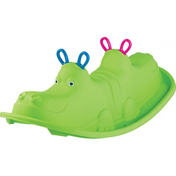 Παιδική Τραμπάλα Hippo Rocker Ιπποποταμούλης Πράσινο - 60506