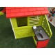 Παιδικό Σπιτάκι Κήπου Smoby Nature Playhouse Με Κουζίνα - 810713